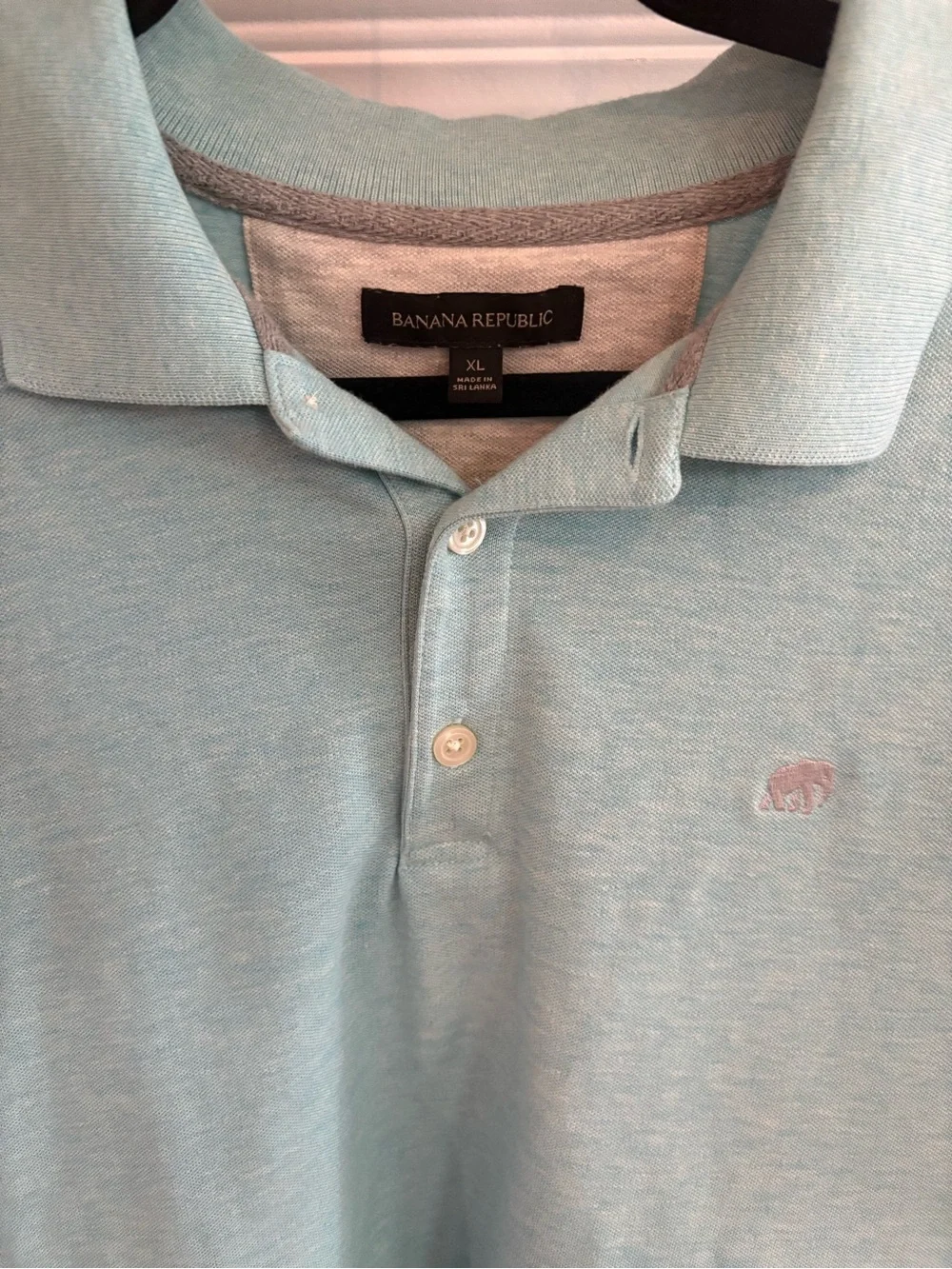 Banana Republic Men’s size XL light Blue Polo Shirt